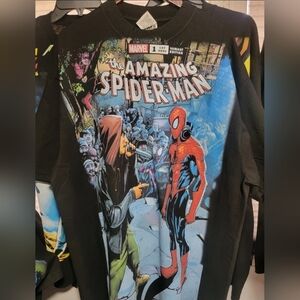 Spider-Man Versus Eminem SHAKA HEAVYWEIGHT GARMET DYED T SHIRT